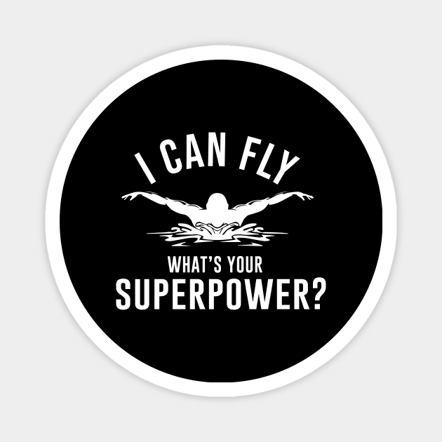 I Can Fly What's Your Superpower Magnet by Periaz